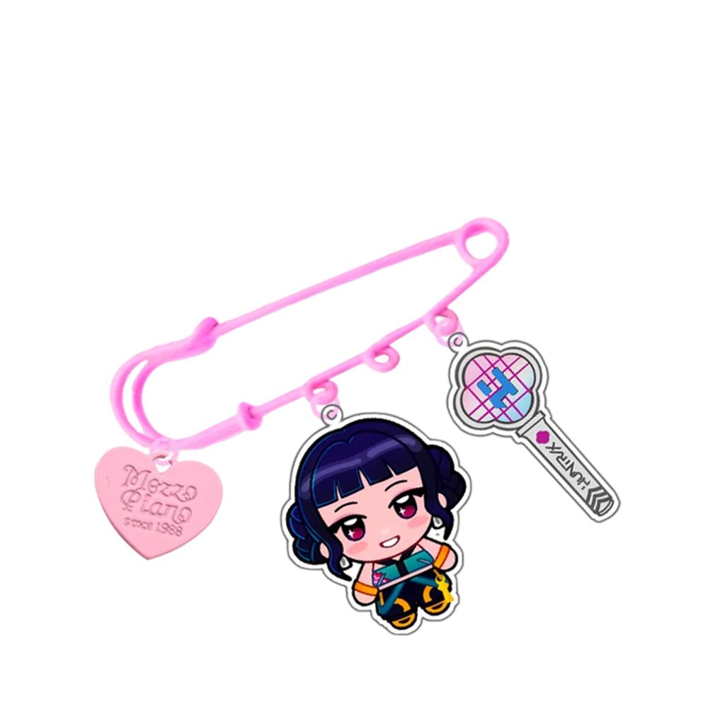 Kreslený akrylový přívěsek na klíče brož pro dívčí skupinu periferní odznak přívěsek