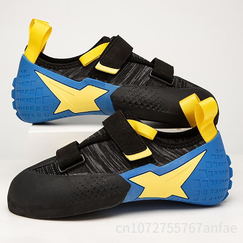 Professional Adult Indoor Outdoor Rock-Climbing Training Shoe Beginners Bouldering Training Sneaker Non-slip Soft Comfortable
