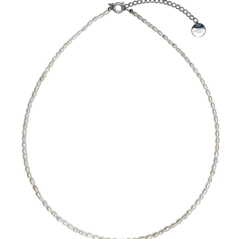 Standingfish Long Fresh Water Pearl Necklace