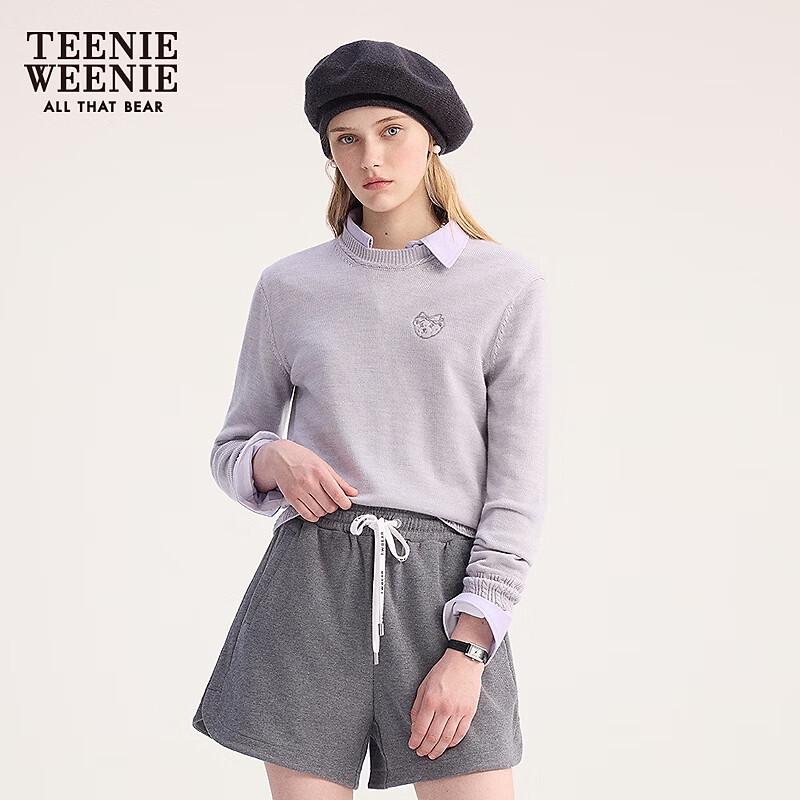 Teenie Weenie Women's Bear Graphic Knit Sweater