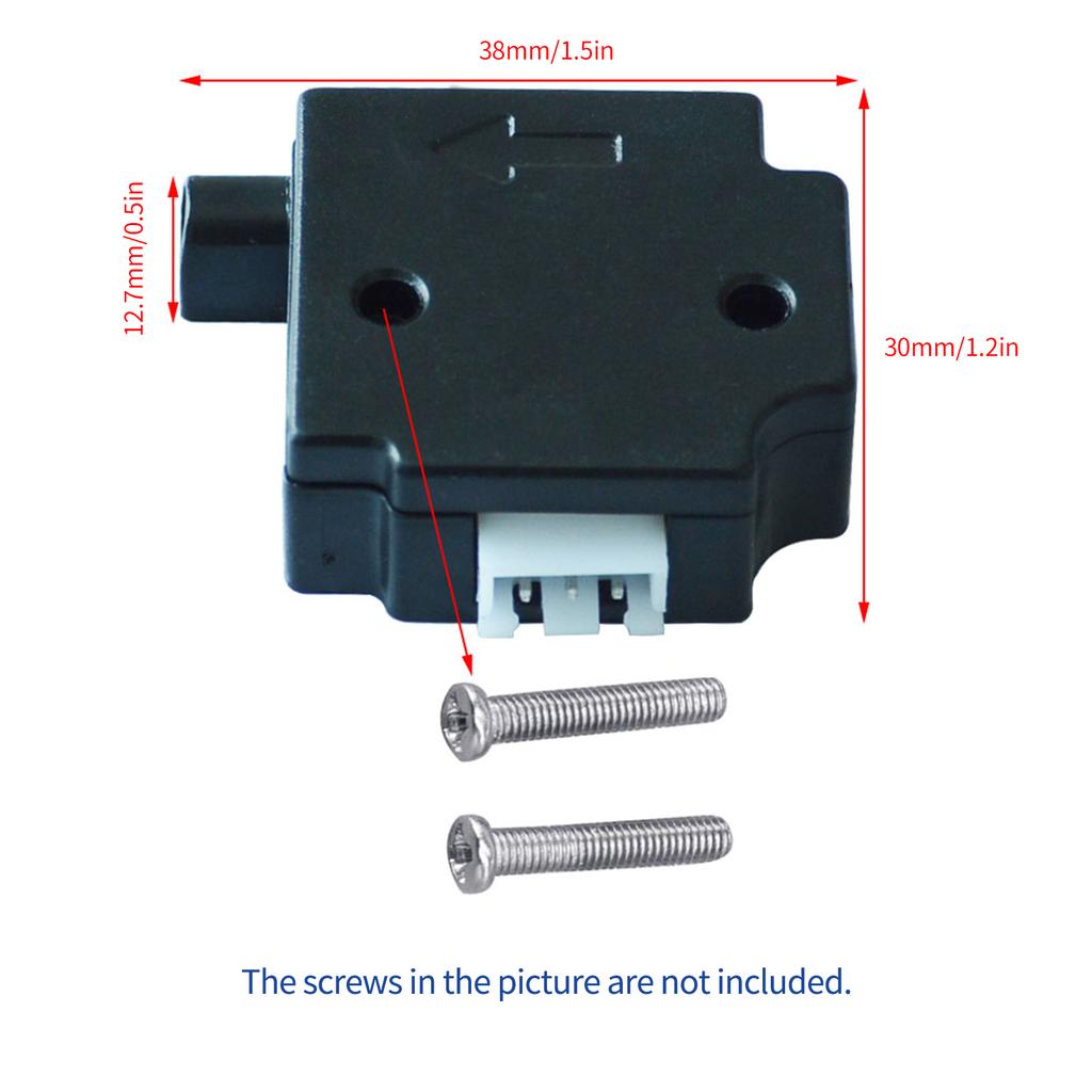 TRONXY 3D Printer Filament Detection Module Run-out Pause Detecting Monitor with 1 Meter Cable for