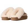 Cluggette Leisure Comfortable Casual Open-Toe Slippers Women slippers Brown 1184212-CHE