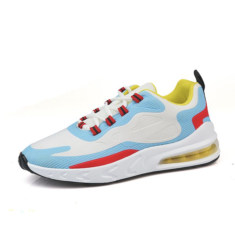Running Shoes Men Lightweight Anti-slip Casual Sneakers Men Color-blocked Thick Sole Comfortable Soft Lace-up Sports Shoes Men