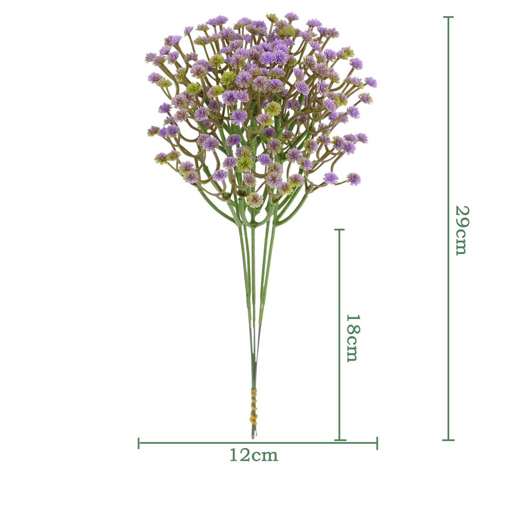 6pcs Simulation Flower Plastic Star Ornaments Simple And Generous Artificial Flower Wedding Furniture  Room Decoration