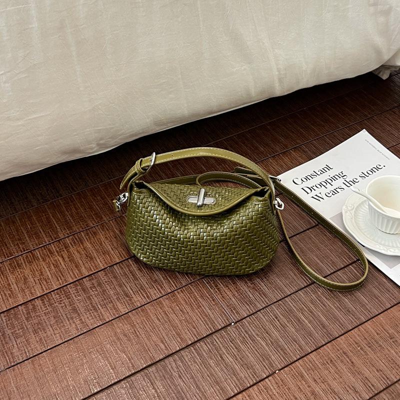 Vintage 2026 Handmade Woven Basket Shoulder Bag: Versatile Retro-Style Women's Underarm Handbag