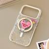 American Star Is Suitable for Apple 17promax Mobile Phone Case IPhone16 Love Magnetic Bracket 14 Transparent 13 Soft Shell