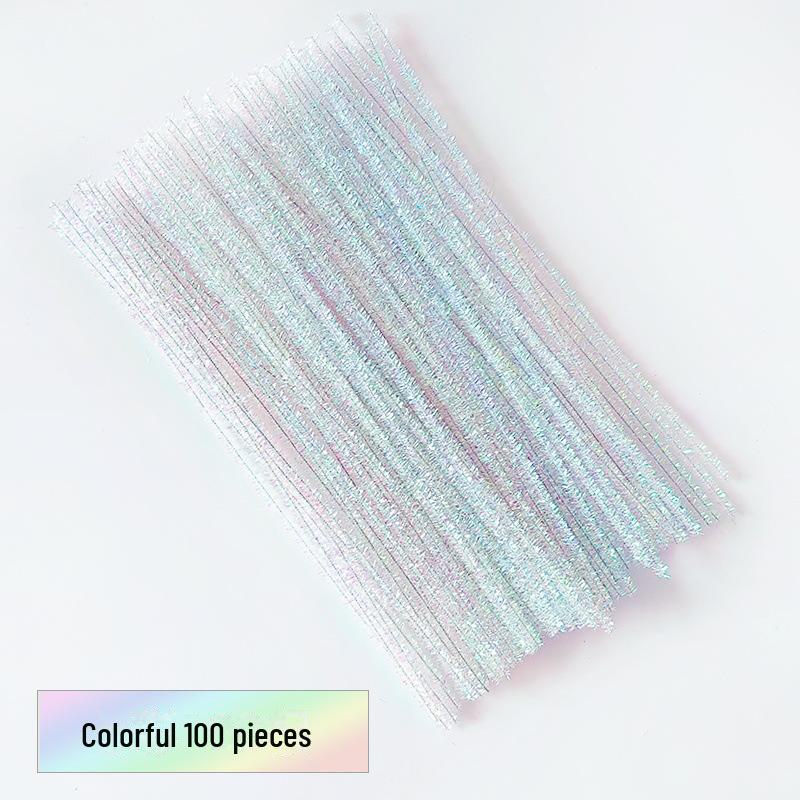 Goldglitzer Biegedraht für kreatives DIY-Haar und Basteln für Kinder