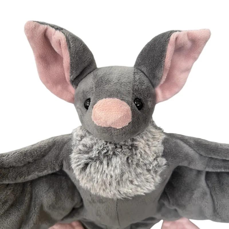 New 25cm Halloween Plushy Stuffed Bat Doll Plush Throw Pillow for Boys and Girls Christmas Halloween Decoration Holiday Gifts