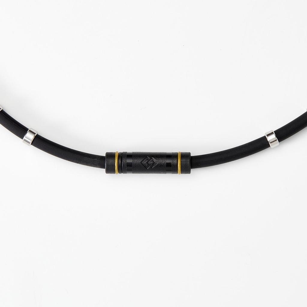 Colantotte Magnetic Necklace Wacle Neck Raku Limited Edition Gift Set x L (Black Gold, (51cm))