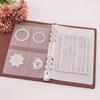 24TE Cutting Dies Inner Pages 5 Sheets Refillable Notebook for Shell  Smooth Surface