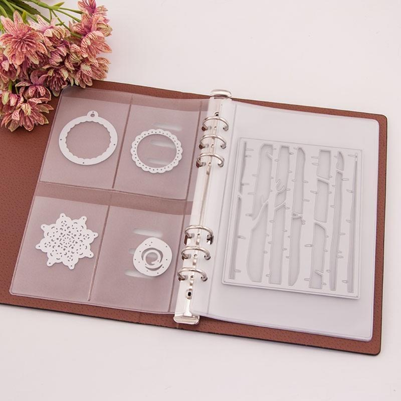 24TE Cutting Dies Inner Pages 5 Sheets Refillable Notebook for Shell Smooth Surface