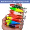 95mm Luminous Squid Hook Baits Fishing Lures Artificial Squid Hook Jigs Octopus Squid Shrimp Fishing Glow Shrimp Lures