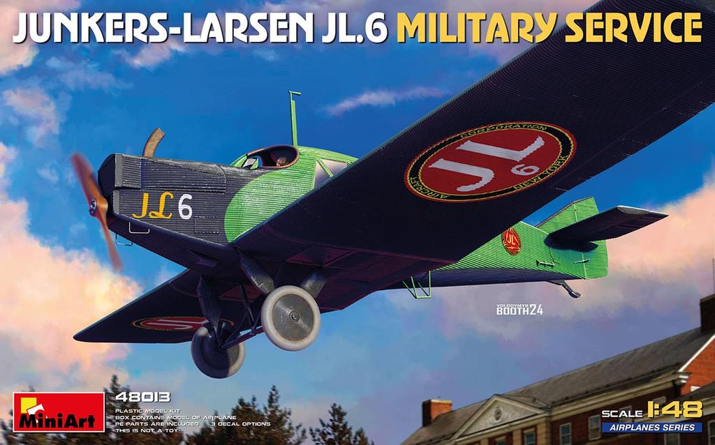 MiniArt Kit Modello in Plastica Esercito USA Junkers Larsen Tipo Militare MA48013 1/48 JL.6