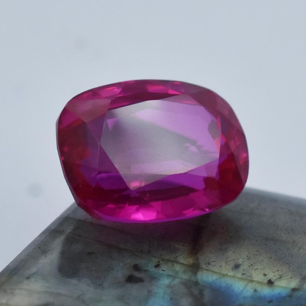Natural Pink Sapphire Loose Gemstone 20 Ct Cushion Enhanced September Birthstone for Gem Collections