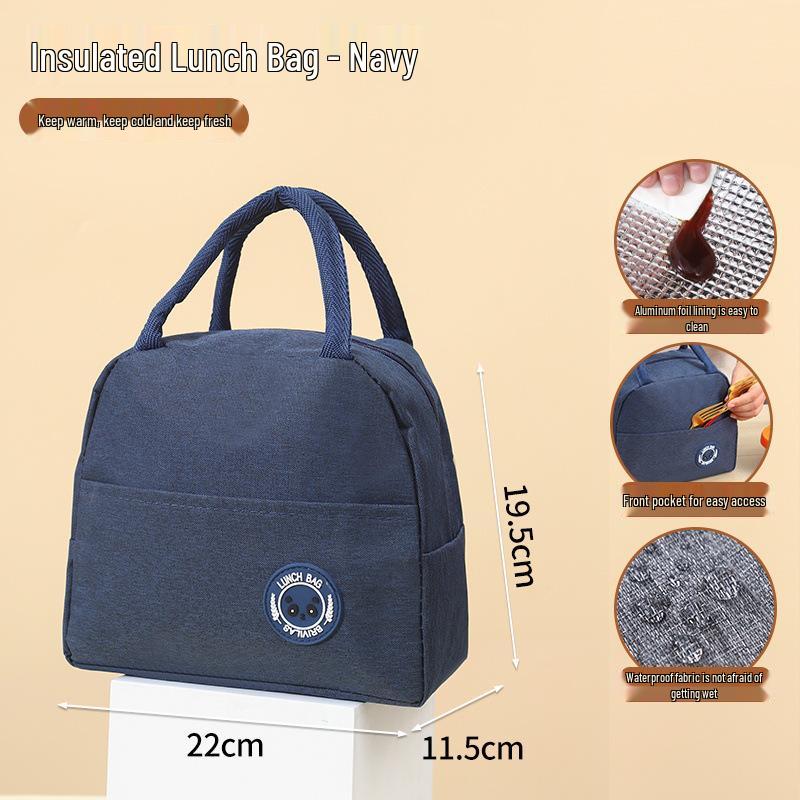 Insulated Waterproof Bento Lunch Tote with Thick Aluminum Foil - Free Shipping