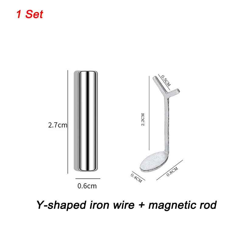 

1/2/5Pcs Y-shaped Love Heart Magnetic Auxiliary Tool For Match with Nail Magnet Suck Cat Eye Heart Shapes Nail Gel DIY Tool