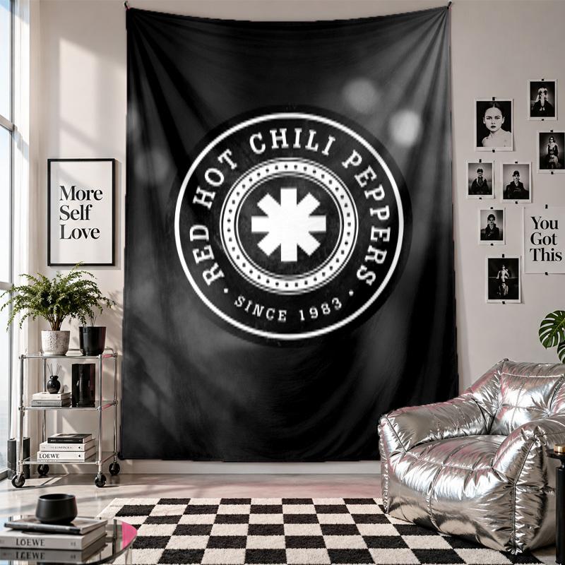 Red Hot Chili Peppers Wall Tapestry Home Decor Wall Hanging Cloth for Bedroom Living Room Background