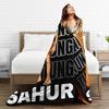 Tung Tung Sahur Plush Blanket Child  Flannel Throw Blanket For Couch Chair Super Soft Design Quality Bedspread Birthday Present