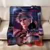 Sylus Zayne Caleb Heartbeats Ablaze Love Deepspace Soft Warm Plush Blanket Dormitory Sofa Living Room Hogar Bed Gift Nap Home