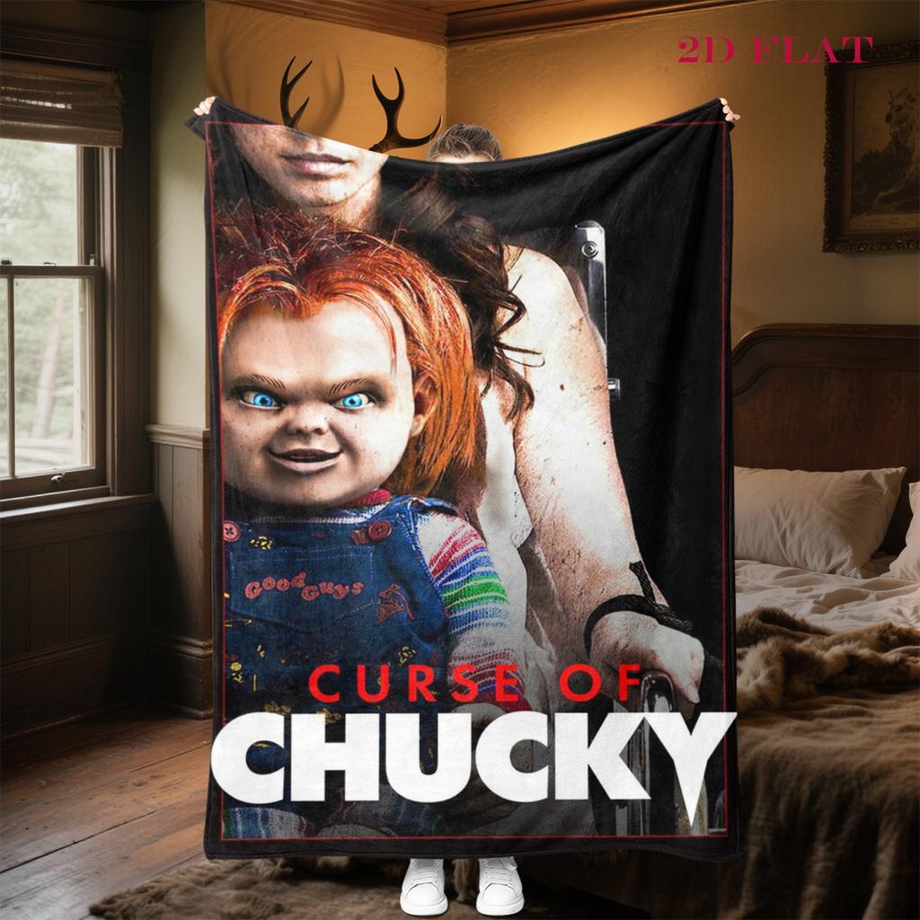 Chucky's Deadly Return blanket Soft and comfortable Home Decor Outdoor plush blanket bedroom Christmas gifts