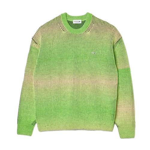 Lacoste Mens Ombre Crew Neck Relaxed Fit Sweatshirt