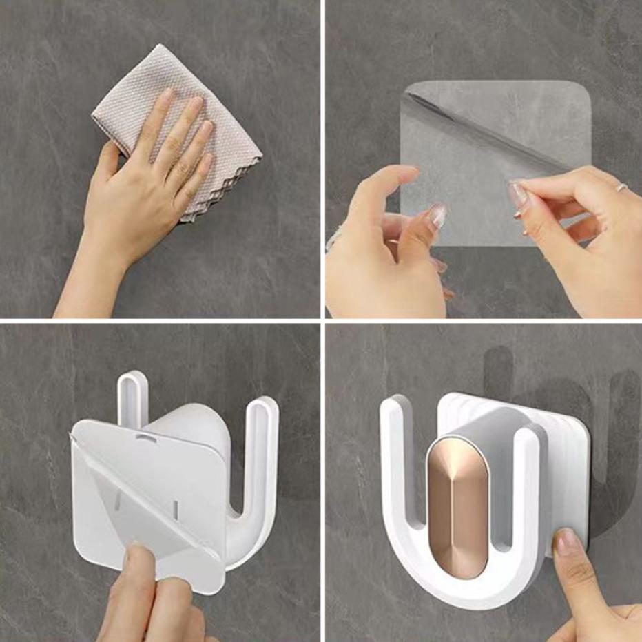 Light Luxury Wall-mounted Shoes Rack Slippers Hook Shoe Drying Rack for Bathroom Storage Organizer Household Supply Space Saving