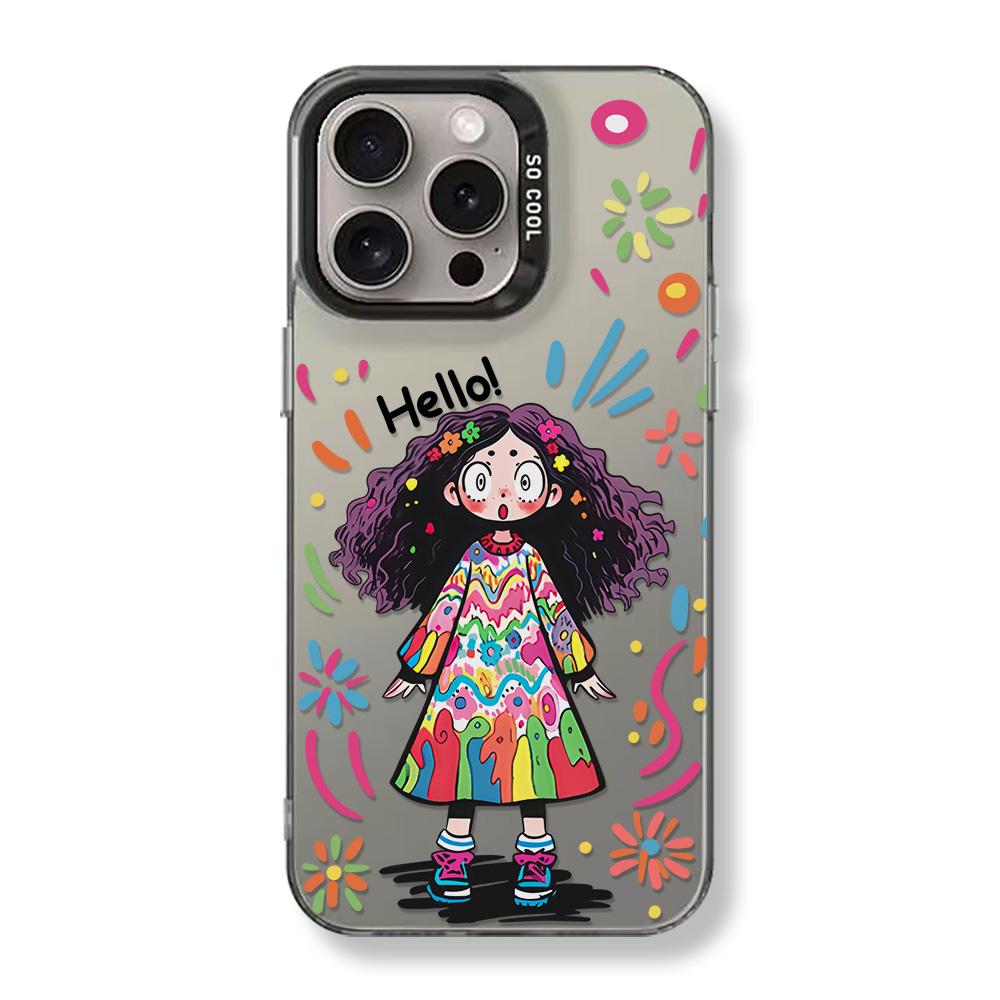 Painted Phone Case for iPhone 11 14 15 16 iPhone 17 11 12 13 for 17 14 15 16 Pro14 15 16 Pro Max for Samsung S25 Ultra S24 S25 A36 A56 A16 Hard Cover