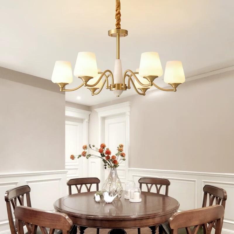 OEING Copper LED Chandelier
