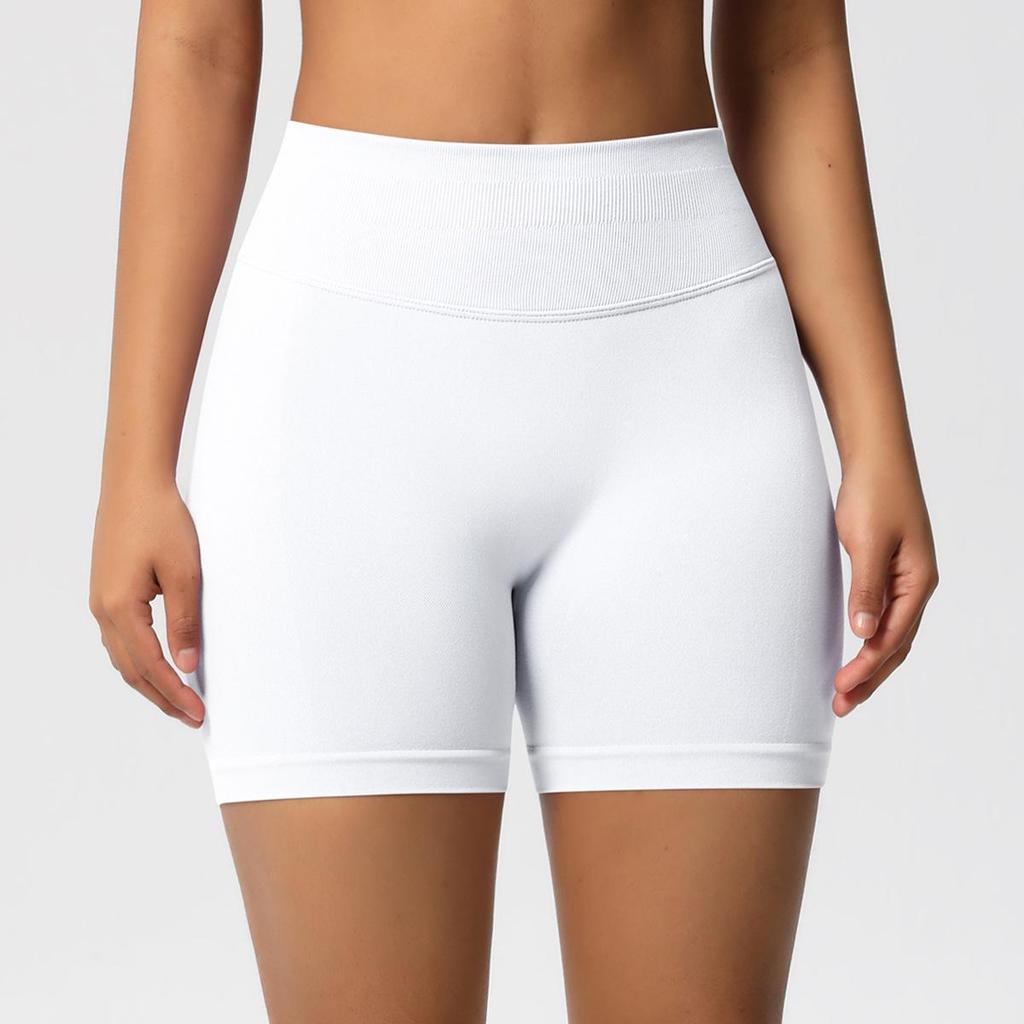 Seamless High-Waisted Butt-Lifting Fitness Shorts for Women - Quick-Drying Yoga and Sports Wear
