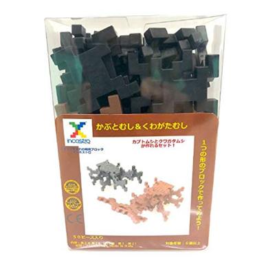 Incastro Packaging Italian Educational Blocks Good Toy Award Educational Toy Beetle Stag Beetle [incastro] - Japan-only - (2019 Winner) (Rhinoceros &