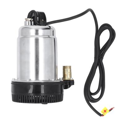 Pompe Submersible DC DC12V 180W 3m³ h Acier Inoxydable 8m de Hauteur Pompe d'Appoint pour Puits Submergé
