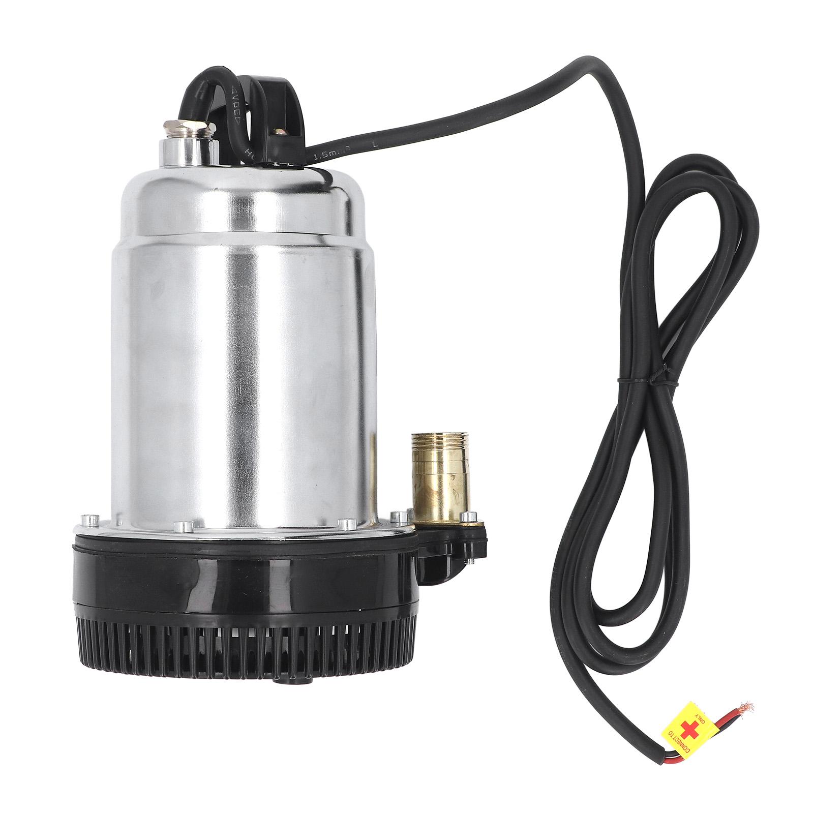 

Занурювальний насос постійного струму DC12V 180W 3m3h з нержавіючої сталі, підйом 8m