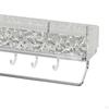 Bathroom Shelf Organizer, Wall Mounted Decorative Storage Rack Shower for