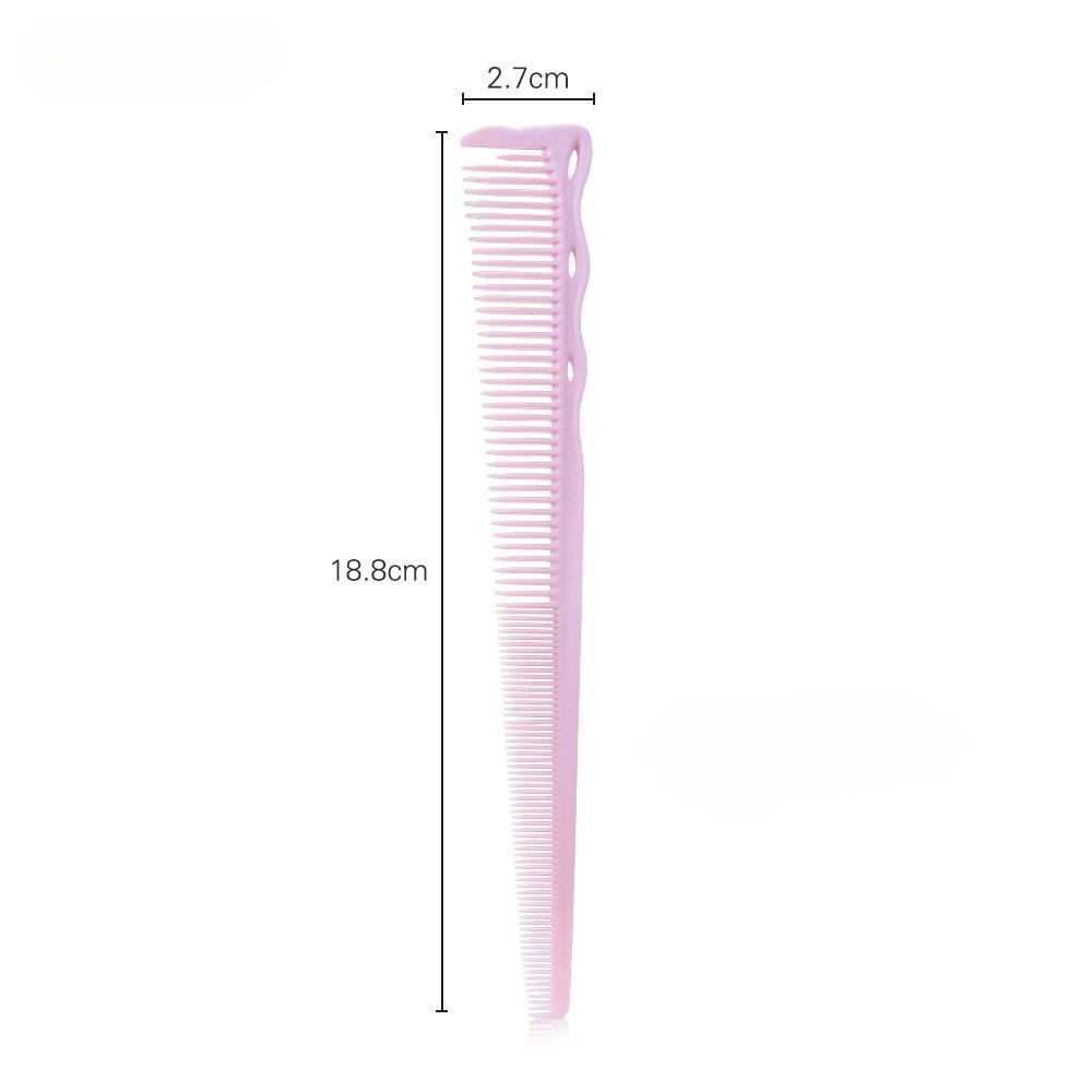Hair Cutting Comb Plastic Cutting Hair Combing Hair Shop Professional Hairdressing Comb Double-headed Comb Tooth Dense Comb