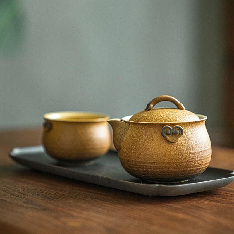 Edenus Lingzhi Auspicious Ceramic Kung Fu Tea Set