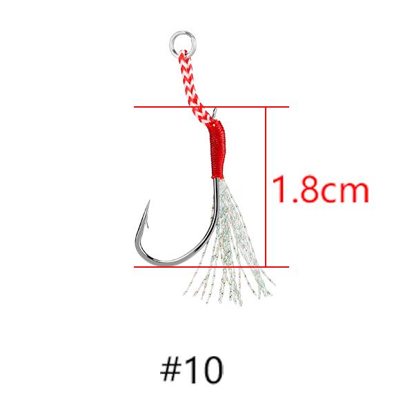 

Лот 10 штук рыболовные крючки с леской 10-10pcs
