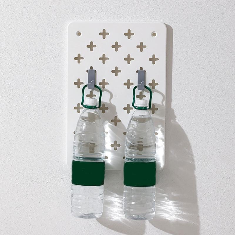 Tool Release Assembly Plastic Grid Board Space Saving Vertical Organizers For Kitchen Bathroom Decors