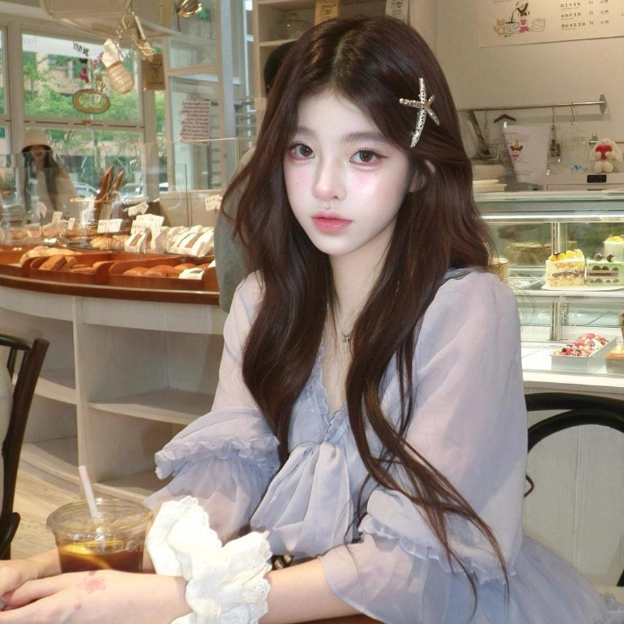 

Морская звезда звезда боковая заколка нишевая простая темпераментная заколка-клювик модная универсальная с высоким чувством нишевые аксессуары для волос