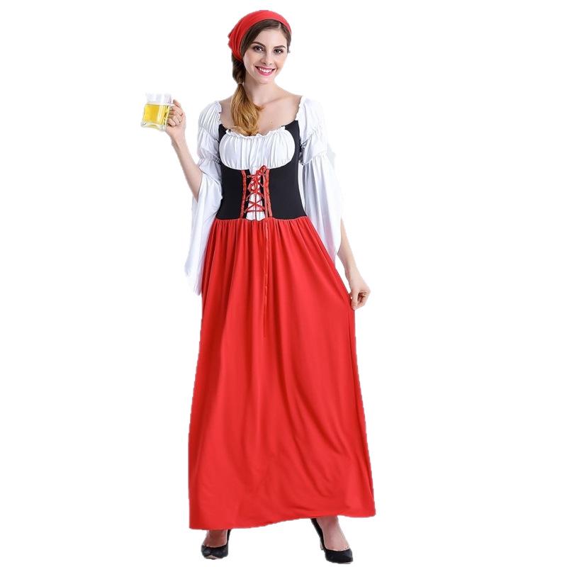 Halloween Oktoberfest Bierkönigin Kostüm für Festival oder Bühne
