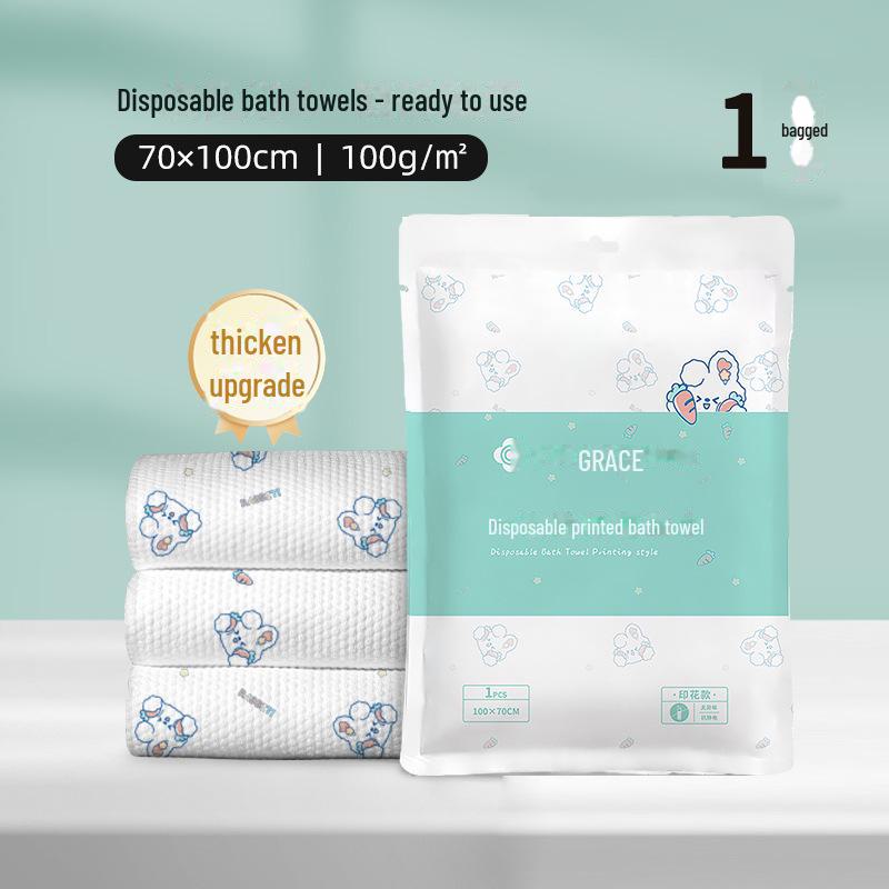 Jieliya Soft Disposable Compressed Bath Towel - Thickened & Absorbent for Home, Travel, Hotel MRJ787
