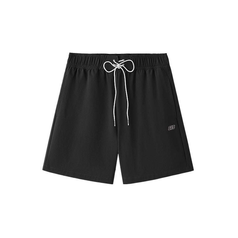 Skechers Woven Moisture-Wicking Quick-Dry Casual Shorts Women shorts L126W037-0018 S