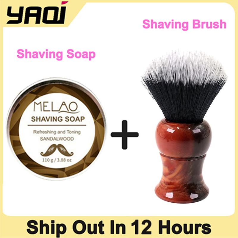 Yaqi Durability 28mm Tuxedo Synthetic Knot For Mens Wet Shaving Brush Minimalism Vintage Comfortable Shaving Versatile Companion