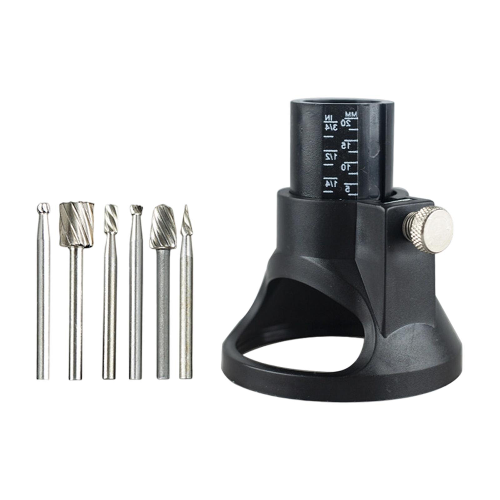 

Rotary Tool Cutting Guide Kit For Engraving Chamfering Slotting Rotary Router Milling Cutter Guide Attachment