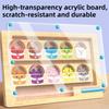 Walking Ball Magnetic Digital Beads Wooden Puzzle Activity Board  Attention Training Games