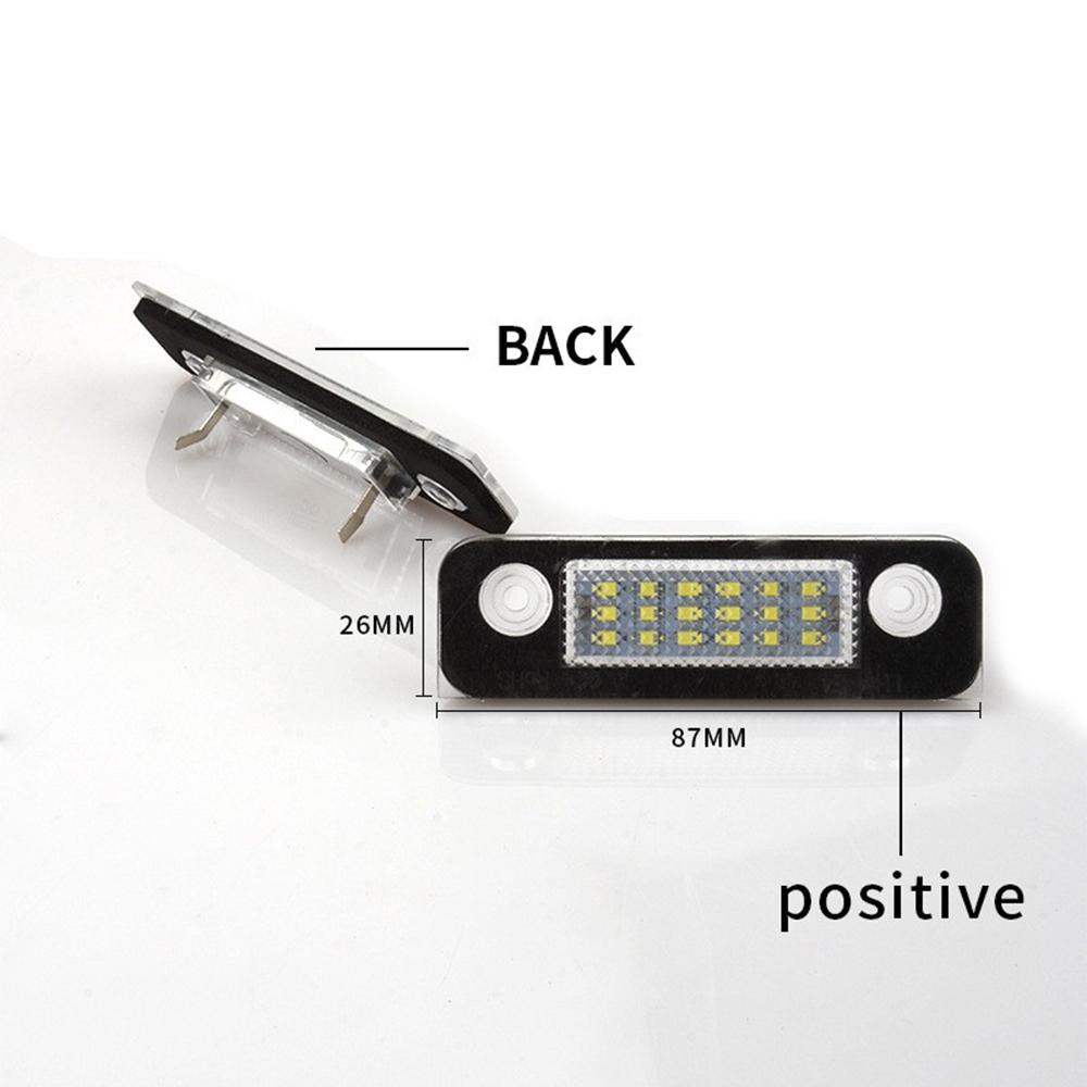 2pcs 96BG13550AB License Plate Light For Ford