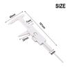 2 Pcs 80 Mm Mini Plastic Sliding Vernier Caliper Gauge Measure Tool Ruler Micrometer Hand Tool Accessories