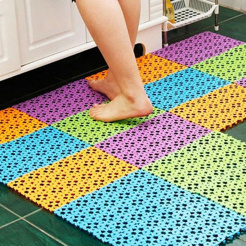 Badematten für den Haushalt, wasserdicht, rutschfest, mehrzweckig, schneidbar, hohl, Duschmatte für Küche und Bad