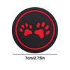 2PCS Car Cup Holder Mat PVC Water Coaster Decoration anti-skid mat Car Interior Decor  Footprint Cobweb Sun water cup mat