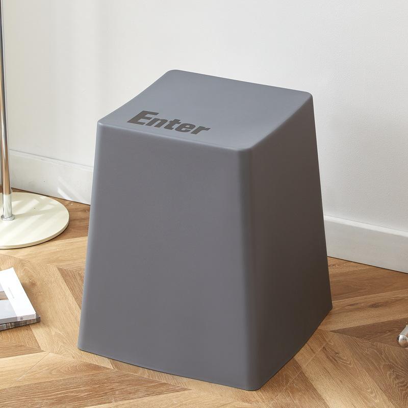 Color Keyboard Plastic Stool Creative Simple Living Room Table Foot Stool Minimalist Keyboard Glue Bench Multifunction Furniture