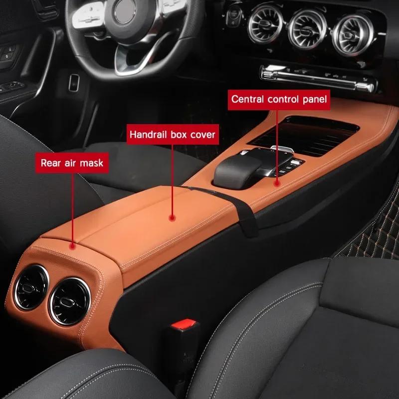 Car Central Panel Decorative Panel Rear Air Outlet Pancel for Mercedes Benz 2020 2021 2022 2023 2024 A Class CLA GLA GLB EQA EQB